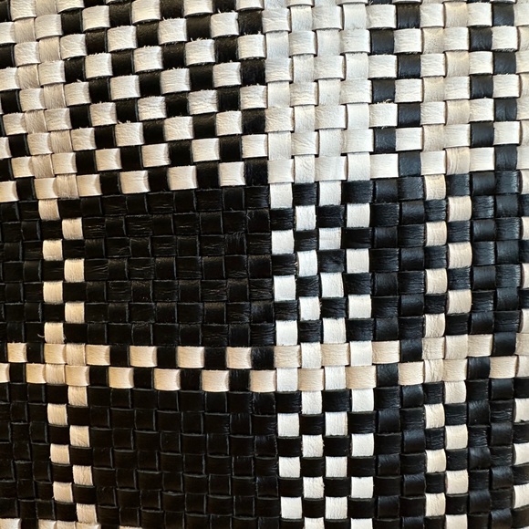 Kate spade Stylish Black and White Checkered Tote Bag - Picture 3 of 5